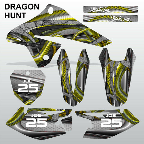 SUZUKI DRZ 125 2008-2019 DRAGON HUNT motocross racing decals set MX graphics