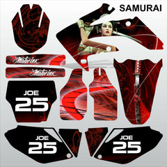 Honda CRF 250 2006-2007 SAMURAI racing motocross decals set MX graphics kit