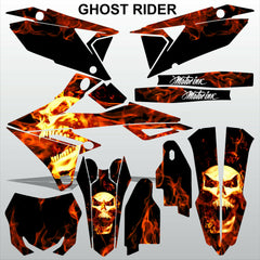 SUZUKI RMZ 450 2018-2021 GHOST RIDER motocross racing decals set MX graphics kit