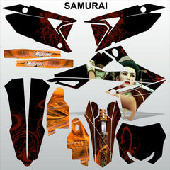 SUZUKI RMZ 450 2018-2021 SAMURAI motocross racing decals set MX graphics kit