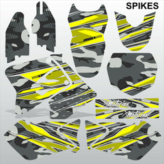SUZUKI RM 125-250 2001-2009 SPIKES motocross racing decals set MX graphics kit