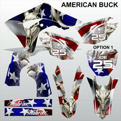 HONDA CRF 450RL 450L 2019-2022 AMERICAN BUCK motocross racing decals MX graphics