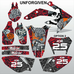 Honda CRF 450X 2005-2016 UNFORGIVEN motocross racing decals set MX graphics kit