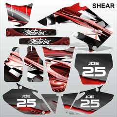 Honda CRF 450 2002-2004 SHEAR racing motocross decals set MX graphics kit