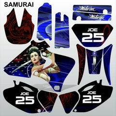 Yamaha YZF 250 400 426 1998-2002 SAMURAI motocross decals set MX graphics kit