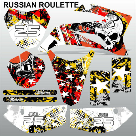 Yamaha TTR 110 2008-2019 RUSSIAN ROULETTE motocross racing decals  MX graphics