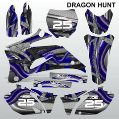 Yamaha YZF 250 450 2008 DRAGON HUNT motocross decals set MX graphics kit