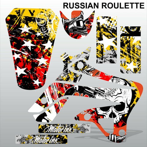 TM MX 125 250 300 450 2008-2014 RUSSIAN ROULETTE motocross decals MX graphics