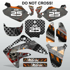 Honda CR85 2003-2012 DO NOT CROSS motocross decals set MX graphics kit