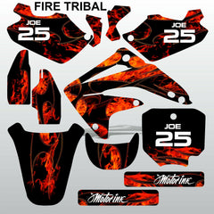 Honda CR85 2003-2012 FIRE TRIBAL race motocross decals set MX graphics kit