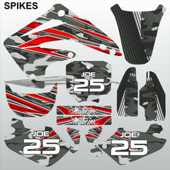 Honda CR85 2003-2012 SPIKES motocross racing decals set MX graphics stripes kit