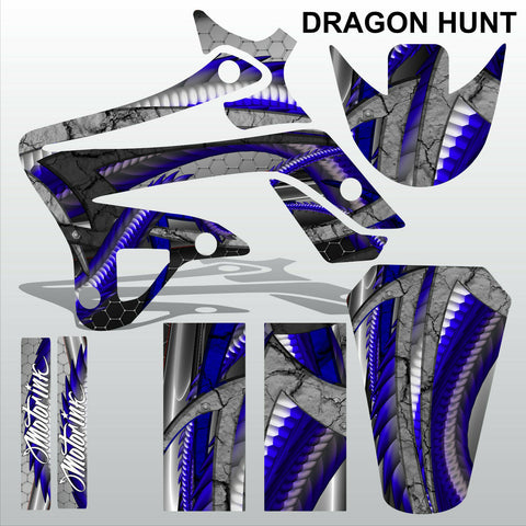 TM MX 125 250 300 450 2008-2014 DRAGON HUNT motocross decals set MX graphics