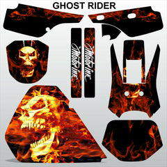 Honda XR 250 1986-1995 GHOST RIDER motocross racing decals set MX graphics kit