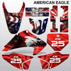 Honda CRF 150-230 2003-2007 AMERICAN EAGLE motocross racing decals MX graphics