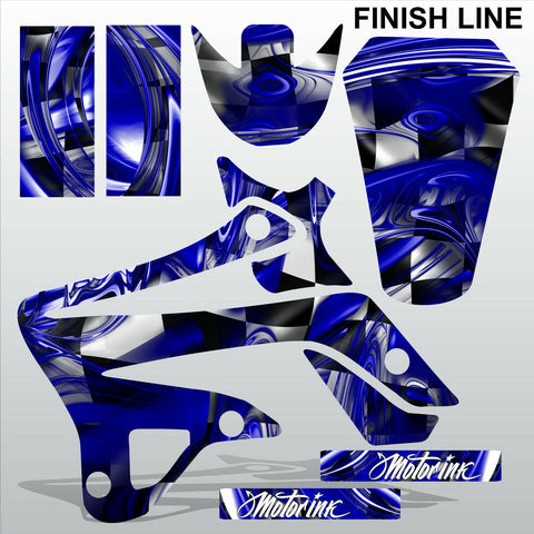 TM MX 125 250 300 450 2008-2014 FINISH LINE motocross decals set MX graphics kit