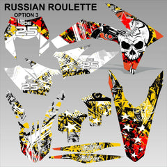 KTM EXC 2012-2013 XC 2011 RUSSIAN ROULETTE motocross decals set MX graphics kit