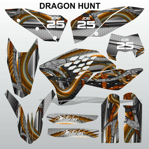 KTM EXC 2008-2011 DRAGON HUNT motocross decals racing stripes set MX graphics