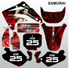 Honda CR85 2003-2012 SAMURAI racing motocross decals set MX graphics kit