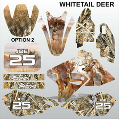 SUZUKI DRZ 400 2002-2020 WHITETAIL DEER motocross racing decals set MX graphics