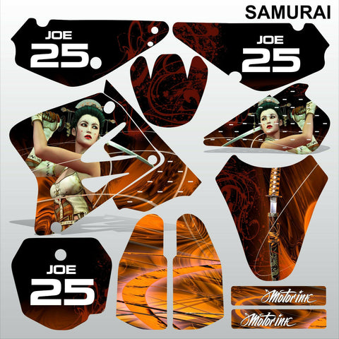 SUZUKI RM 80-85 2000-2018 SAMURAI motocross racing decals MX graphics kit