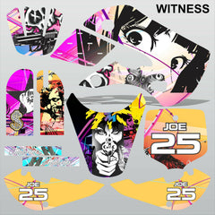 Kawasaki KX 65 2000-2015 WITNESS motocross racing decals set MX graphics kit