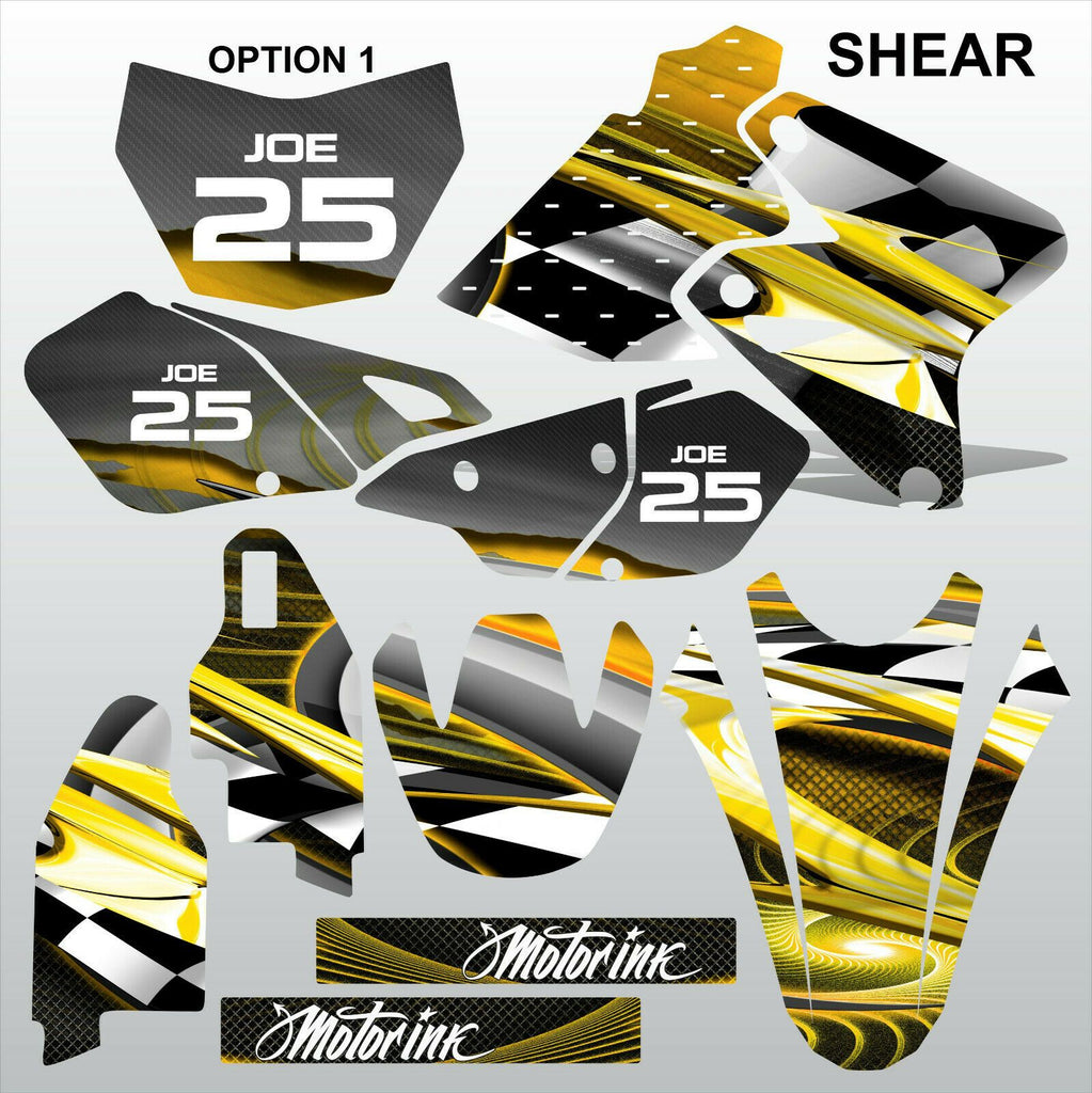 SUZUKI DRZ 400 2002-2012 SHEAR motocross decals set MX graphics stripe kit