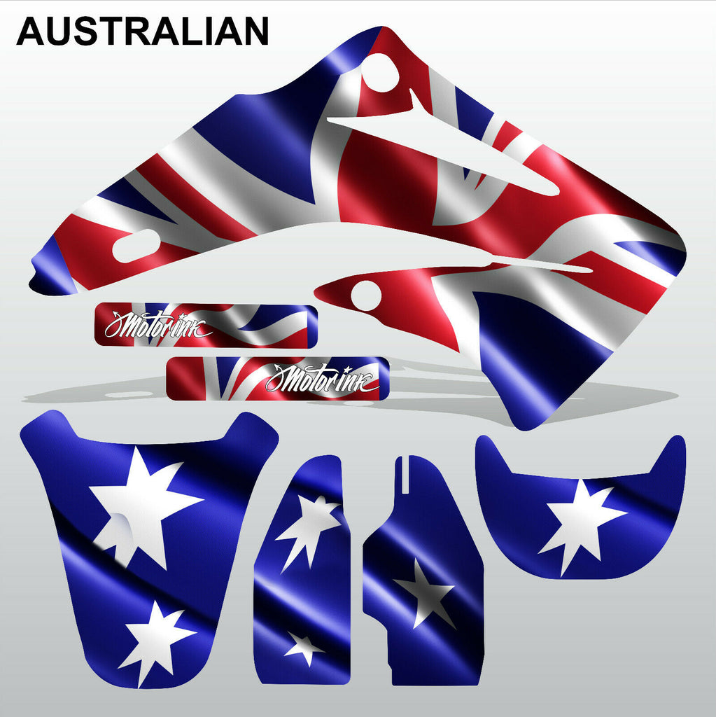 Honda CR85 2003-2012 AUSTRALIAN motocross decals set MX graphics kit