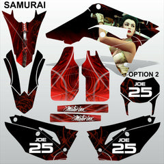 HONDA CR 250 450 2018-2021 SAMURAI motocross racing decals set MX graphics kit