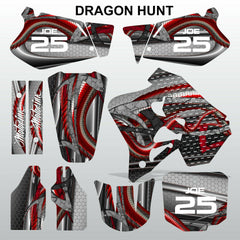 Honda CR125 CR250 95-97 DRAGON HUNT motocross decals set MX graphics kit