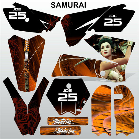 KTM SX 85-105 2006-2012 SAMURAI motocross racing decals set MX graphics kit