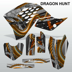 KTM SX 65 2009-2012 DRAGON HUNT motocross racing decals stripe set MX graphic