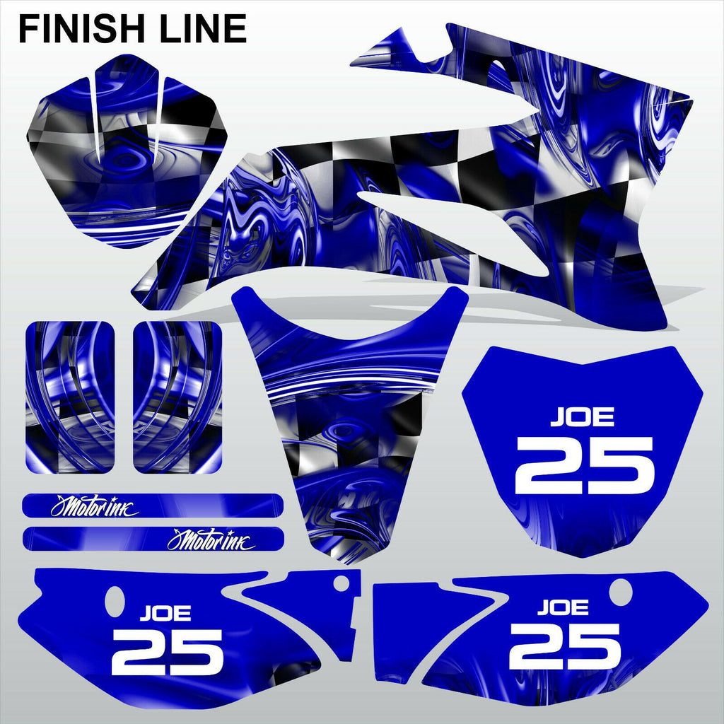 Yamaha TTR 110 2008-2019 FINISH LINE motocross racing decals set MX graphics kit
