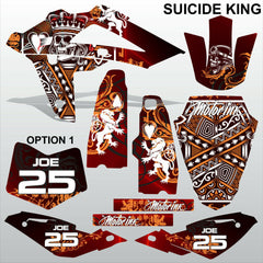 HUSQVARNA 250 450 510 2008-2010 SUICIDE KING motocross decals set MX graphics