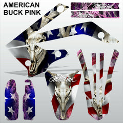 ТМ RACING 85 2013-2021 AMERICAN BUCK PINK motocross racing decals MX graphics