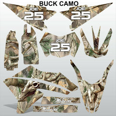 Yamaha WR 250X 250R 2008-2015 BUCK CAMO motocross decals set MX graphics kit