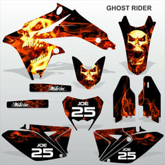 Suzuki RMX 450Z 2011-2013 GHOST RIDER motocross racing decal set MX graphics kit