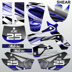 TM MX 125 250 300 450 2008-2014 SHEAR motocross decals set MX graphics kit