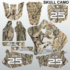 Honda CR125 CR250 1995-1997 SKULL CAMO motocross racing decals set MX graphics