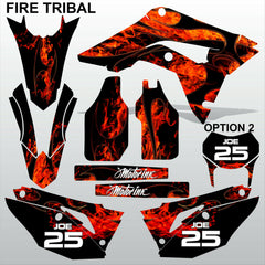 HONDA CR 250 450 2018-2021 FIRE TRIBAL motocross racing decals set MX graphics