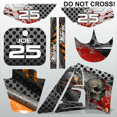 COBRA KING 50 2002-2005 DO NOT CROSS motocross racing decals set MX graphics kit