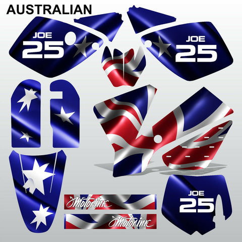 KTM SX 65 2002-2008 AUSTRALIAN motocross racing decals stripe set MX graphics
