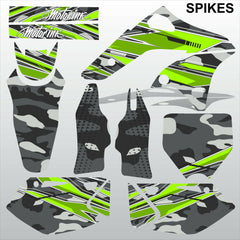 Kawasaki KXF 250 2006-2008 SPIKES motocross racing decals set MX graphics kit