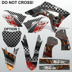 HONDA CRF 450RL 450L 2019-2022 DO NOT CROSS motocross racing decals MX graphics