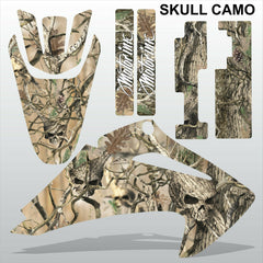 Honda CRF 150-230 2003-2007 SKULL CAMO motocross racing decals set MX graphics