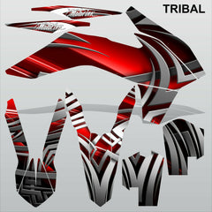 KTM EXC 2014 TRIBAL motocross racing decals set MX graphics stripe kit