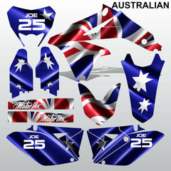 Suzuki RMX 450Z 2011-2013 AUSTRALIAN motocross racing decals set MX graphics