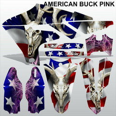 Yamaha YZF 450 2018-2021 AMERICAN BUCK PINK motocross racing decals MX graphics