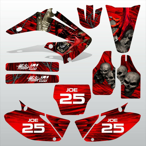 Honda CR125 CR250 2008-2012 PUNISHER DEVIL motocross decals set MX graphics kit