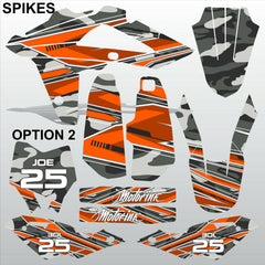 HUSQVARNA CR WR 125 2009-2013 SPIKES motocross racing decals set MX graphics kit