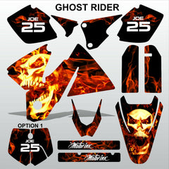 KTM EXC 1998-2000 GHOST RIDER motocross decals set MX graphics stripe kit